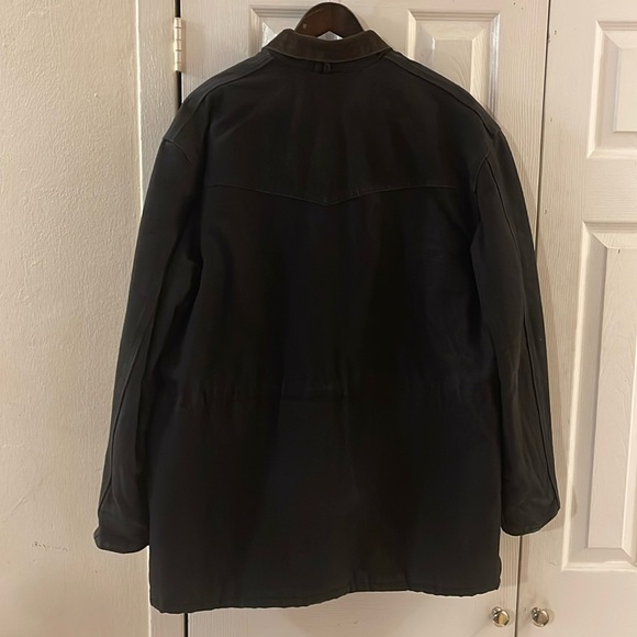 Carhartt 1997 CQ7005 Arctic Ranch Coat Quilt Lined Size Large In Black - Picture 2 of 14